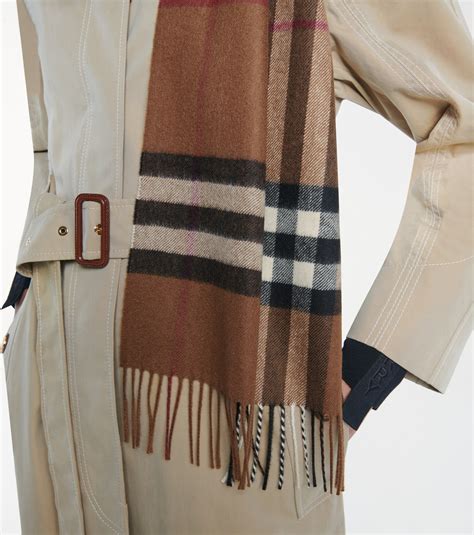 burberry scarf 80 cashmere 20 silk|burberry giant check cashmere scarf.